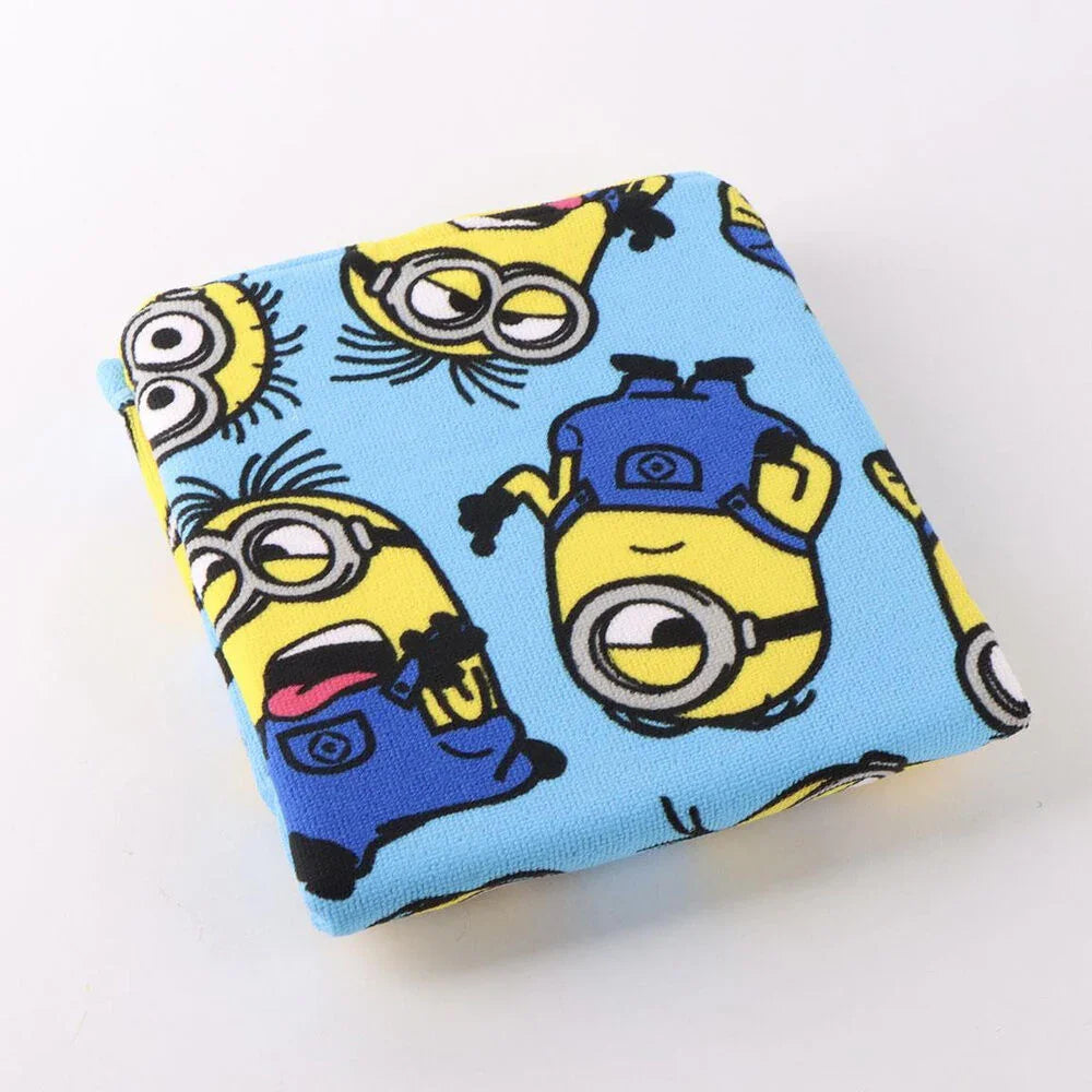 Minions microfibre poncho beach towel Nerdscape
