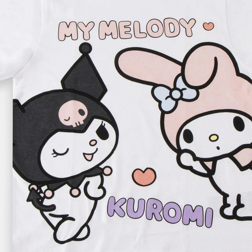 Hello Kitty and Friends My Melody & Kuromi t-shirt Nerdscape