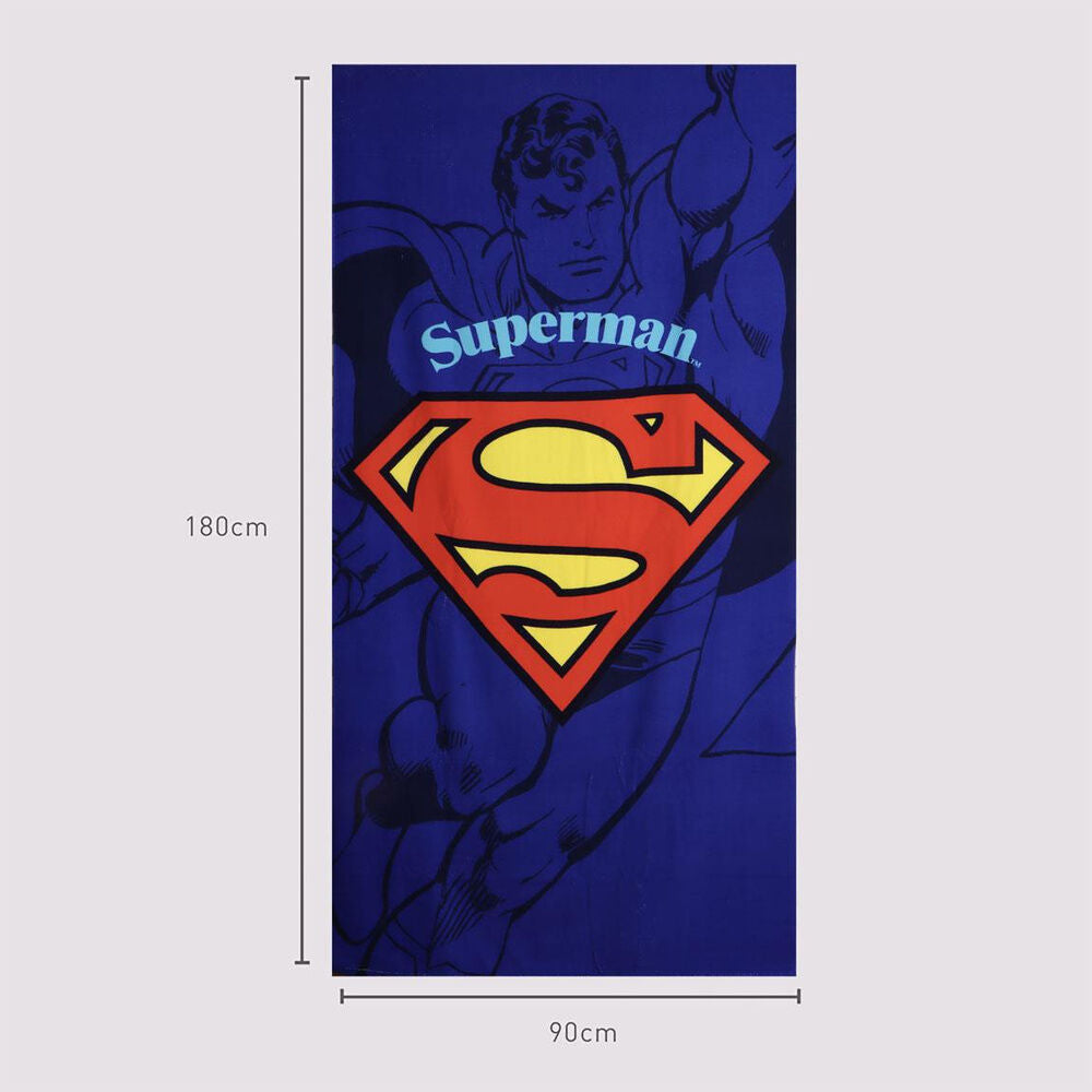 DC Comics Superman microfibre beach towel Nerdscape