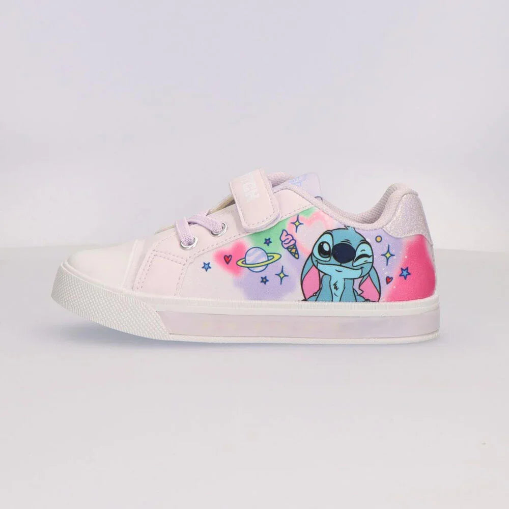 Disney Stitch canvas trainers with ligths Nerdscape