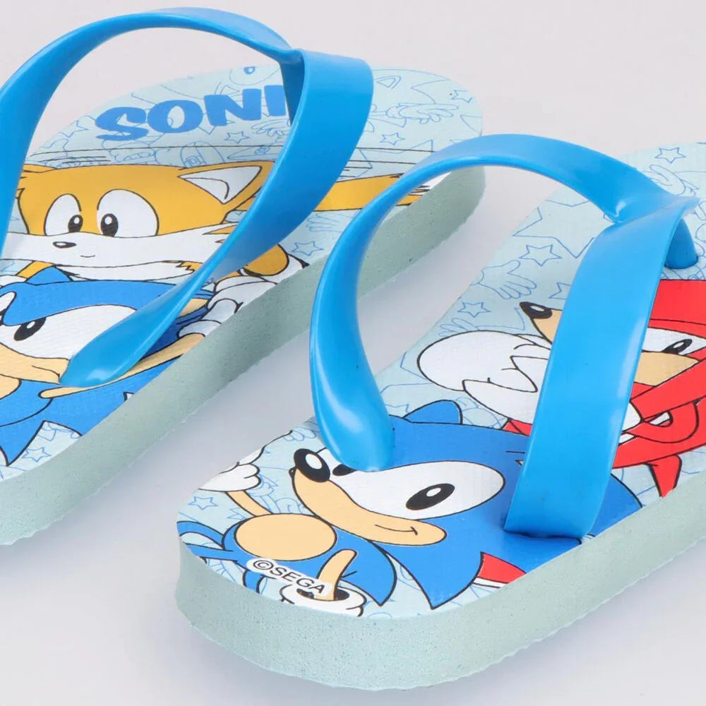 Sonic the Hedgehog flip-flops Nerdscape