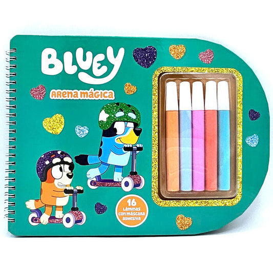 Bluey magic sand notebook Nerdscape