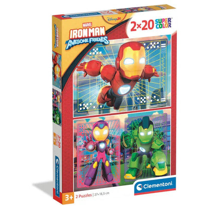 Marvel Iron Man and His Awesome puzzle 2x20pcs Nerdscape