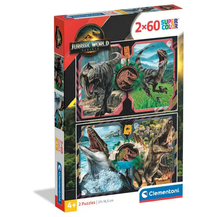 Jurassic World puzzle 2x60pcs Nerdscape