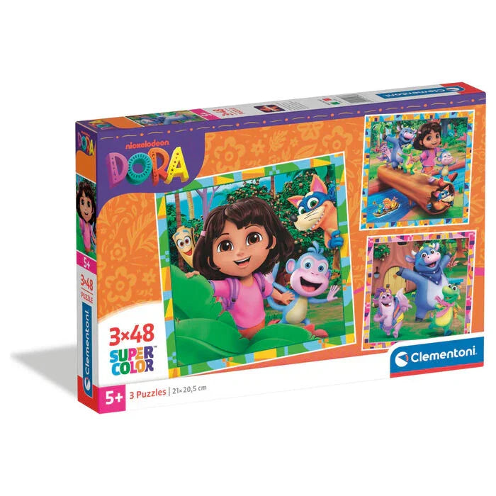 Dora the Explorer puzzle 3x48pcs Nerdscape