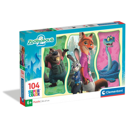 Zootopia 2 puzzle 104pcs