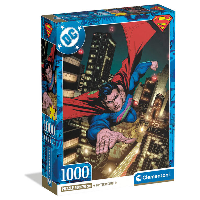 DC Comics Superman puzzle 1000pcs Nerdscape