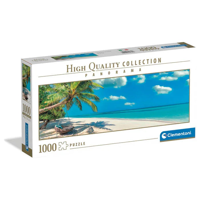 Swinging by The Ocean Panorama puzzle 1000pcs Nerdscape