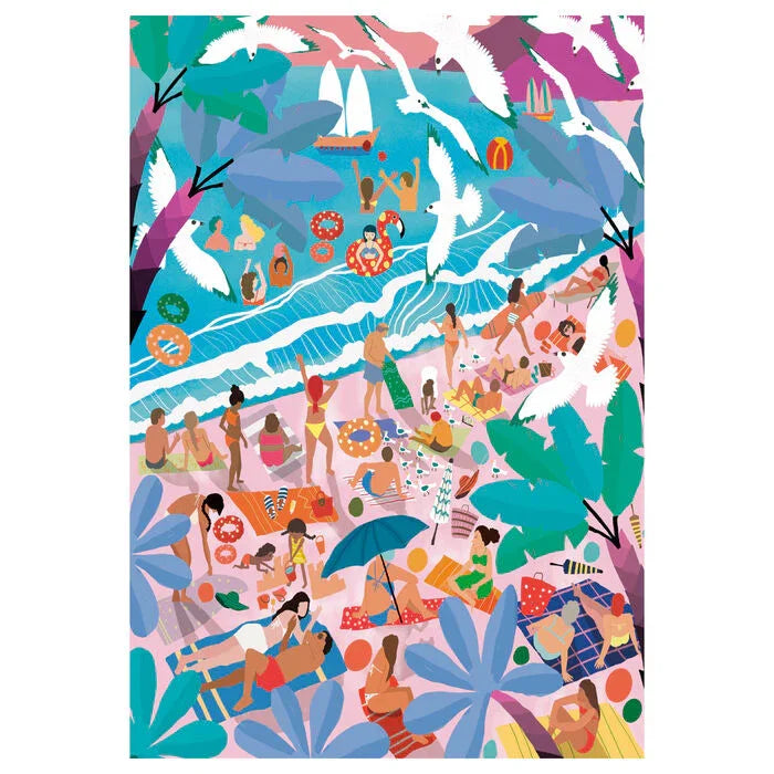 Sunday At the Beach puzzle 1000pcs Nerdscape