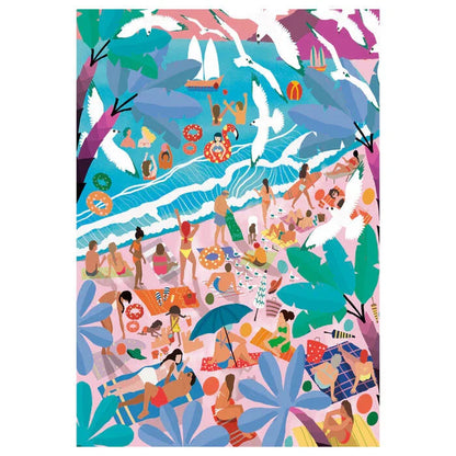 Sunday At the Beach puzzle 1000pcs Nerdscape