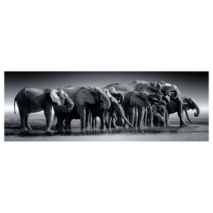 Herd of Giants Panorama puzzle 1000pcs Nerdscape