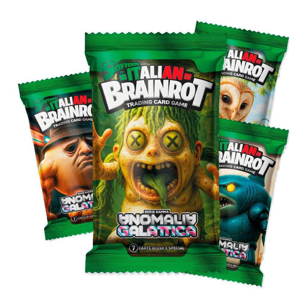 Italian Brainrot Series 3 Galactic Anomaly Album + Pack of 7 collectible cards - Nerdscape