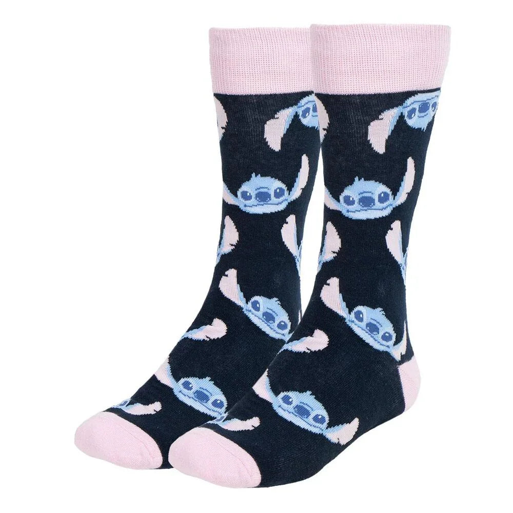 Disney Stitch pack 3 adult socks Nerdscape