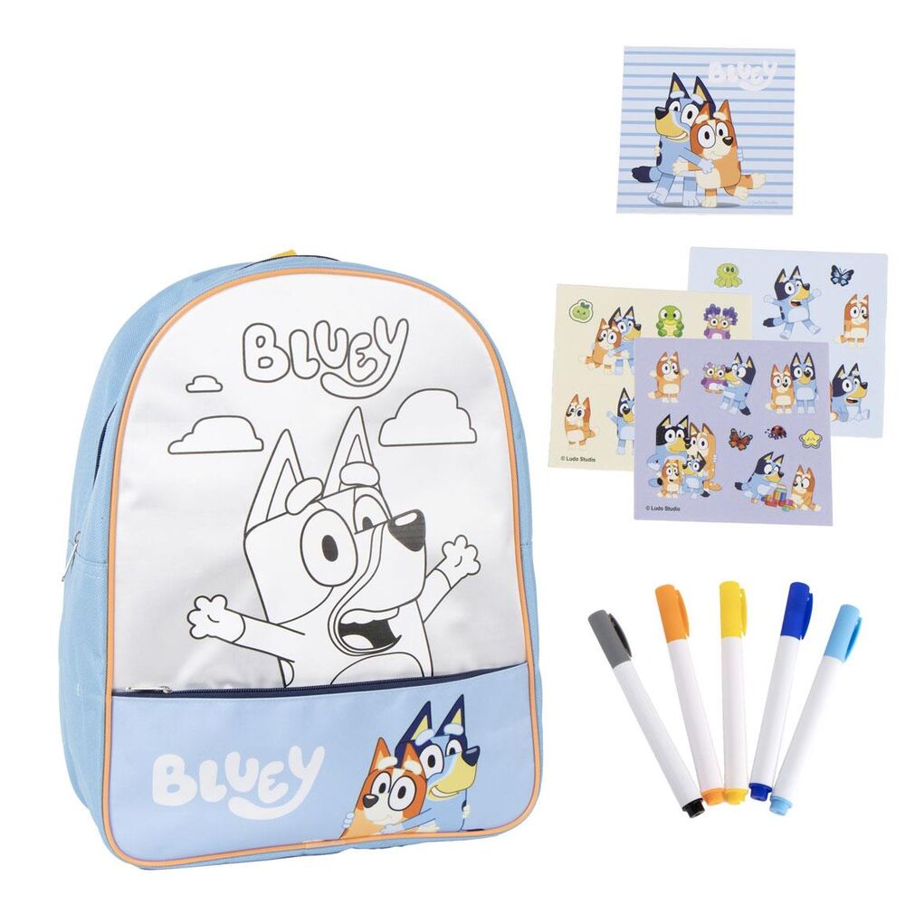 Bluey Diy backpack set Nerdscape