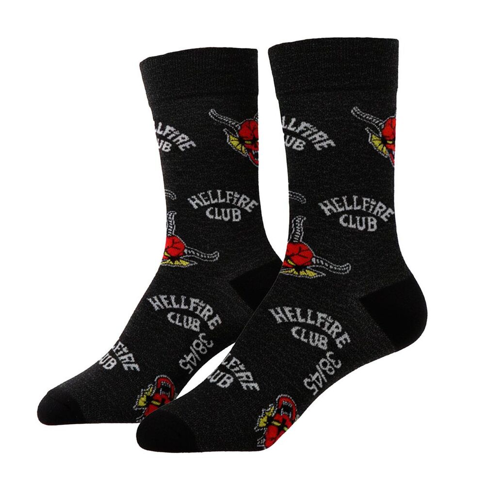 Stranger Things Hellfire Club adult socks Nerdscape