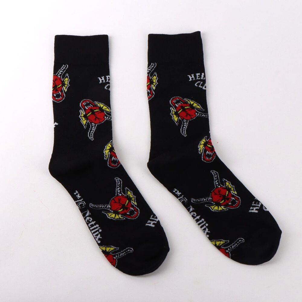 Stranger Things Hellfire Club adult socks Nerdscape