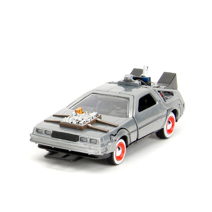 Back to the Future 40th Anniversary Time Machine pack 3 Dlorean Nerdscape