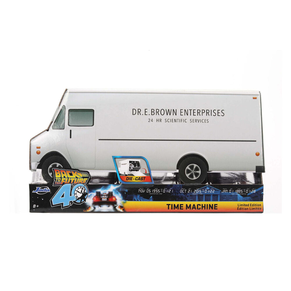 Back to the Future 40th Anniversary Time Machine Ice Effect Dlorean replica Nerdscape