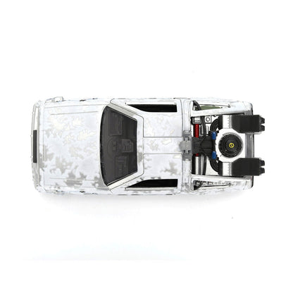 Back to the Future 40th Anniversary Time Machine Ice Effect Dlorean replica Nerdscape