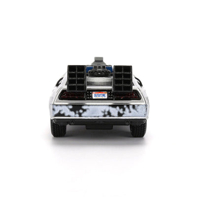 Back to the Future 40th Anniversary Time Machine Ice Effect Dlorean replica Nerdscape