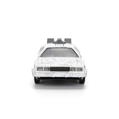 Back to the Future 40th Anniversary Time Machine Ice Effect Dlorean replica Nerdscape