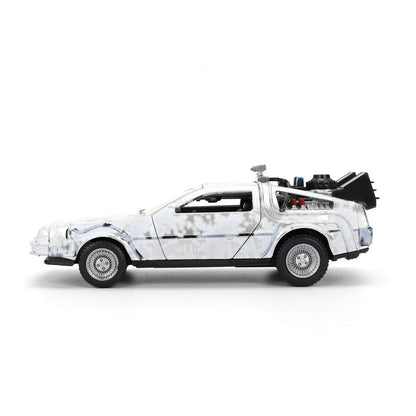 Back to the Future 40th Anniversary Time Machine Ice Effect Dlorean replica Nerdscape