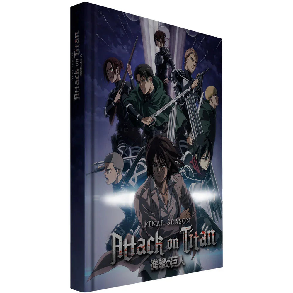 Attack on Titans Notebook with light Nerdscape