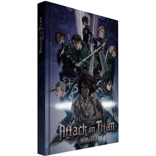 Attack on Titans Notebook with light Nerdscape