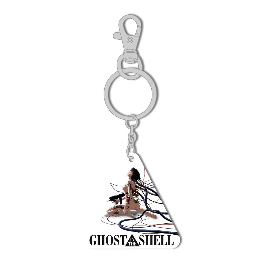 Ghost in the Shell Resting Motoko metal keychain Nerdscape
