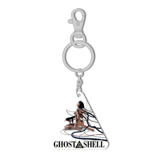 Ghost in the Shell Resting Motoko metal keychain Nerdscape