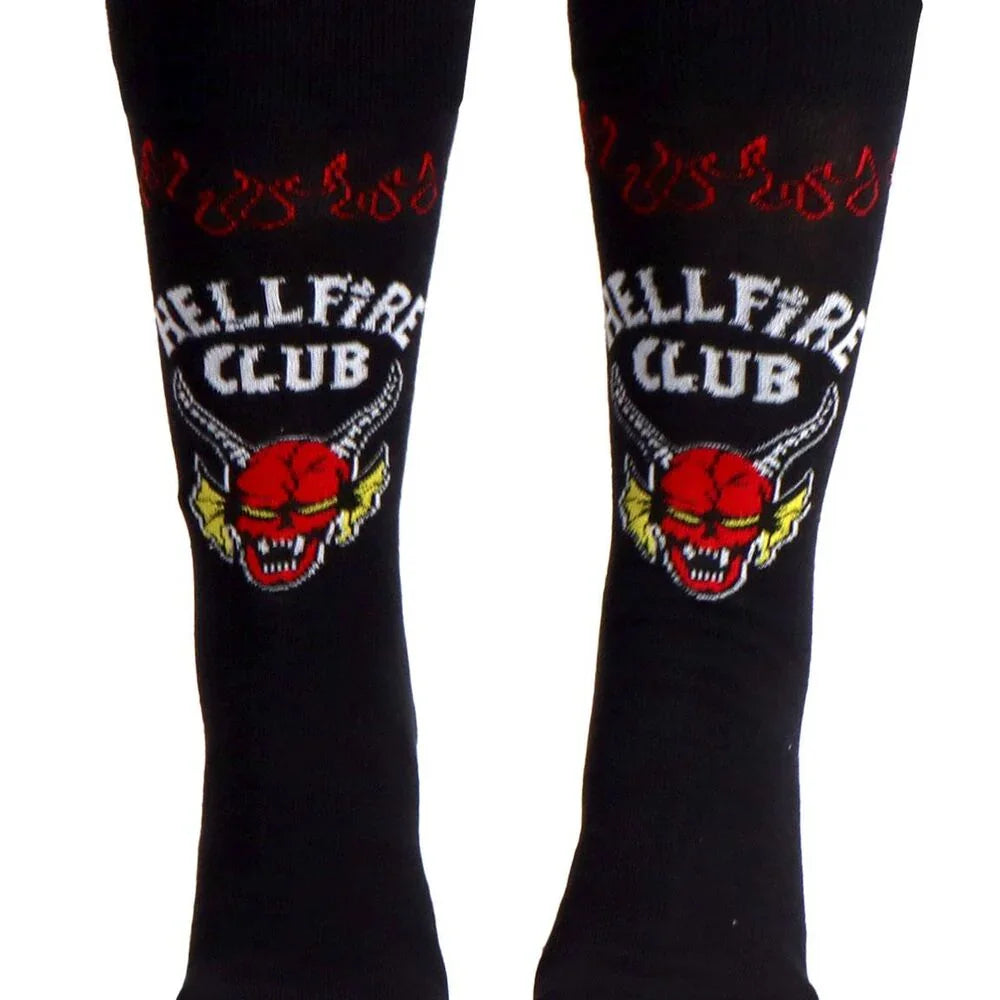 Stranger Things Hellfire Club adult socks Nerdscape