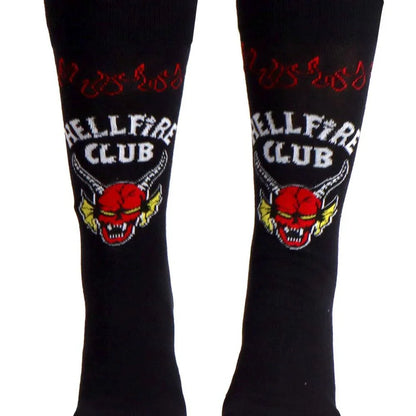 Stranger Things Hellfire Club adult socks Nerdscape