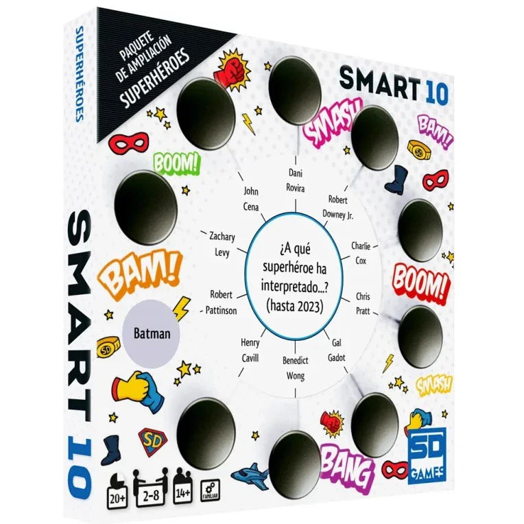 Spanish Smart 10 Game Expansion Superhero Nerdscape