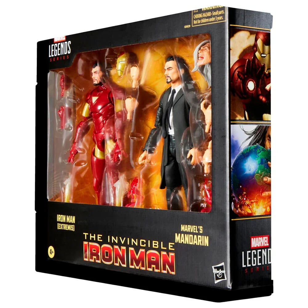 Marvel Iron Man Extremis & Mandarin Figura da Collezione 15cm - Nerdscape Nerdscape