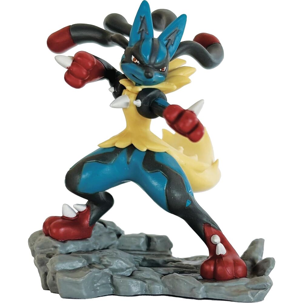 Spanish Pokemon Mega Lucario Ex Blister set collectible cards Nerdscape