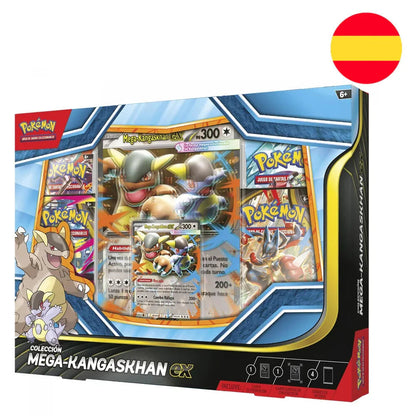 Spanish Pokemon Mega-Kangaskhan Ex Collectible card game blister Nerdscape