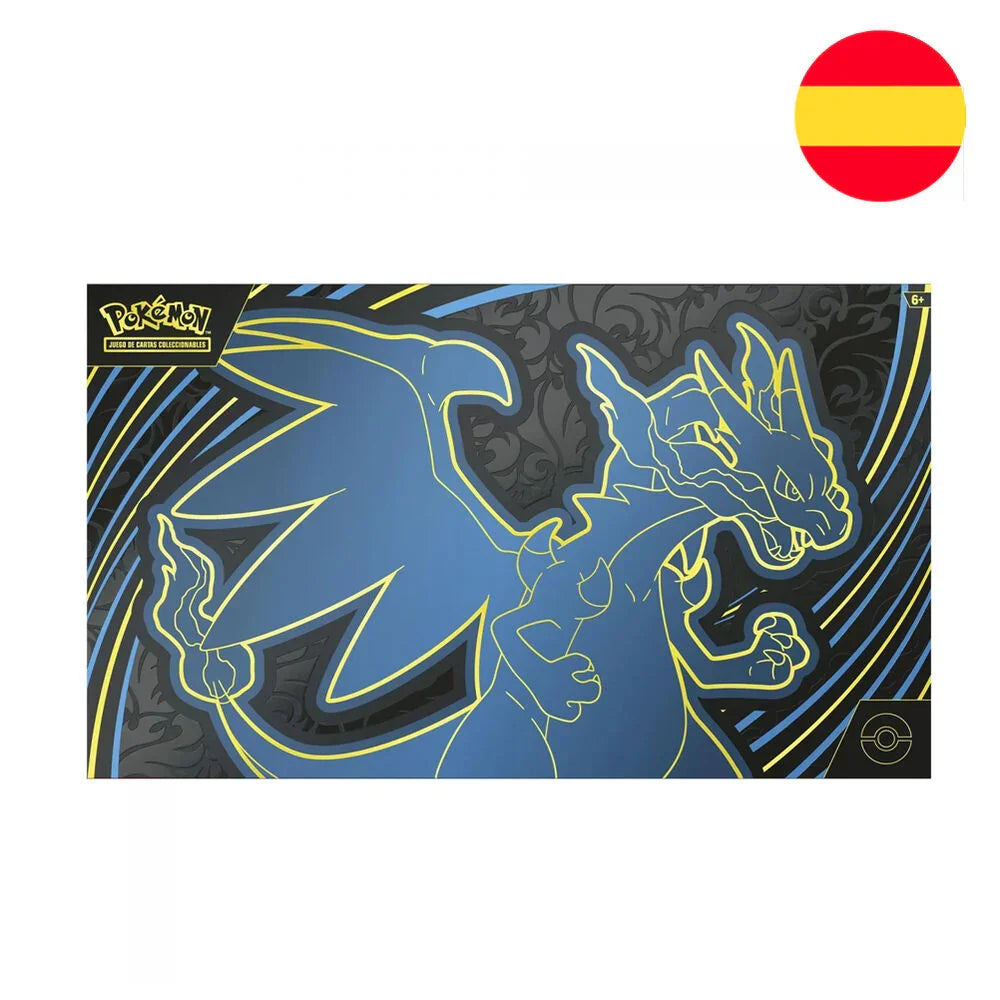 Spanish Pokemon Mega-Charizard X Ultra Premium collectible carsd case Nerdscape