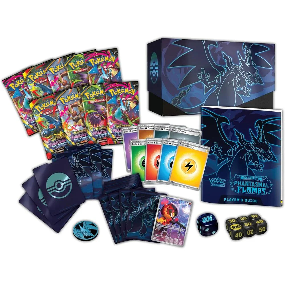 English Pokemon Phantasmal Flames Elite Trainer case trading card game Nerdscape