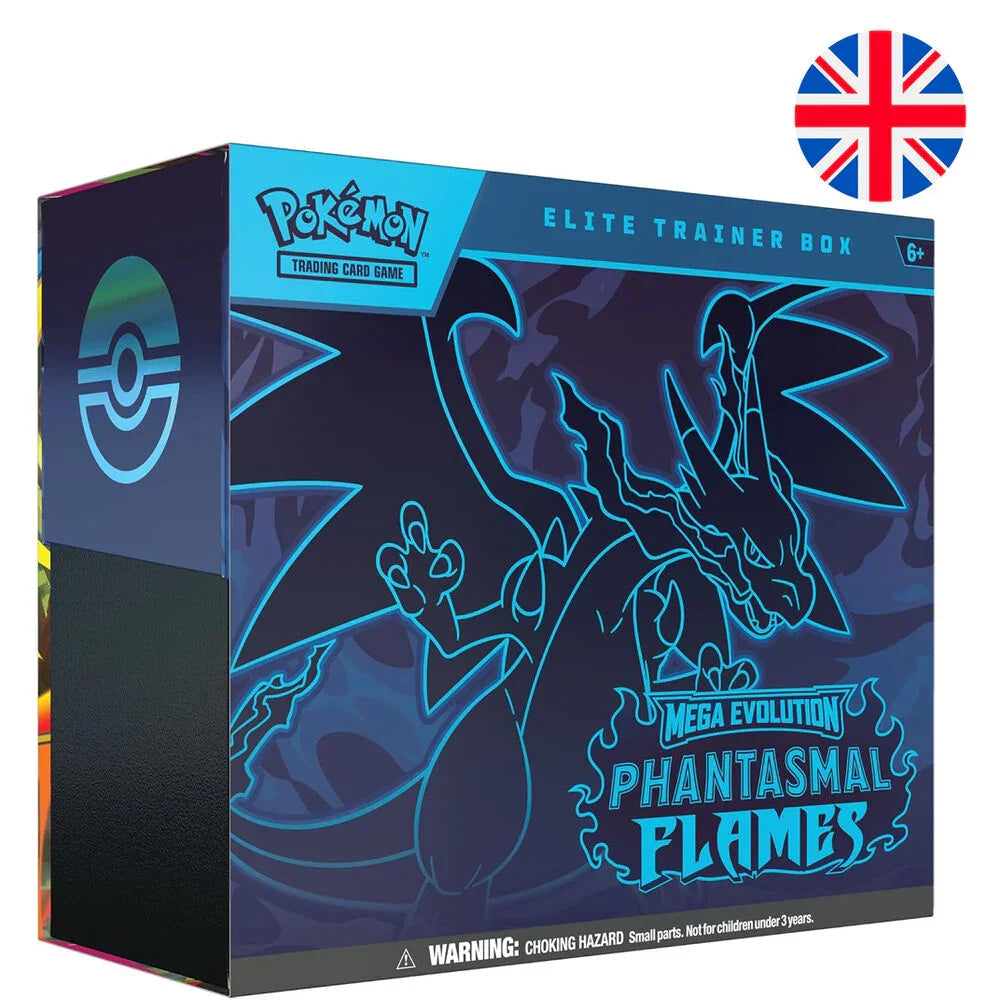 English Pokemon Phantasmal Flames Elite Trainer case trading card game Nerdscape