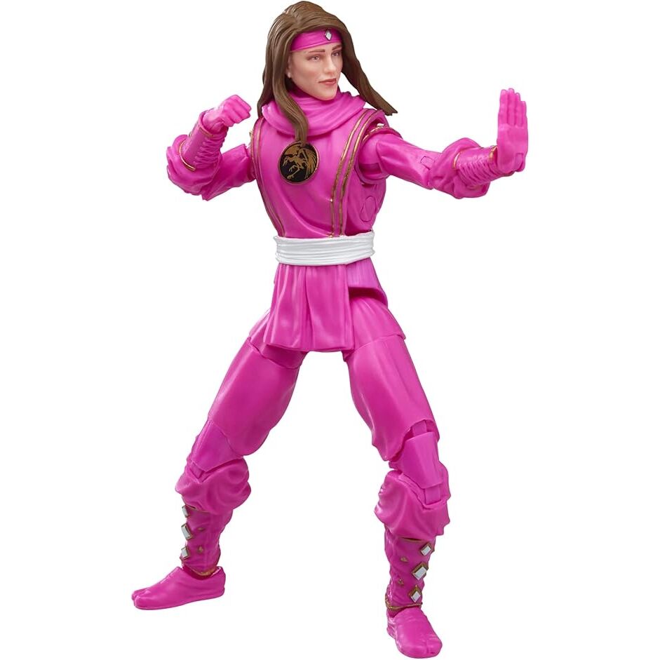 Power Rangers Lightning Collection Mighty Morphin Ninja Pink Ranger figure 15cm Nerdscape