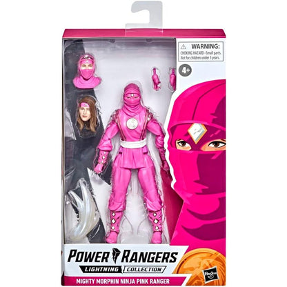 Power Rangers Lightning Collection Mighty Morphin Ninja Pink Ranger figure 15cm Nerdscape