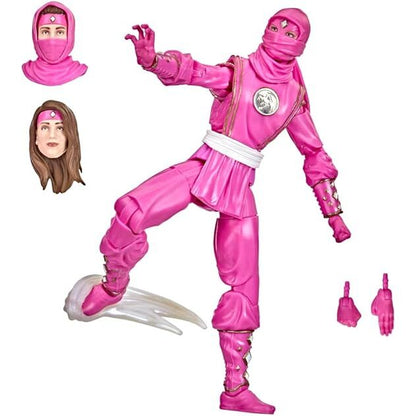 Power Rangers Lightning Collection Mighty Morphin Ninja Pink Ranger figure 15cm Nerdscape