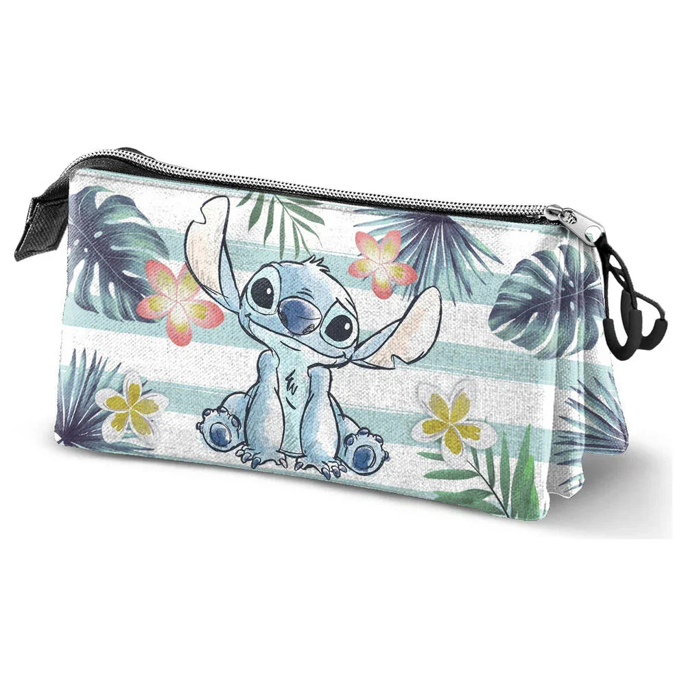 Disney Stitch Ocean triple pencil case Nerdscape