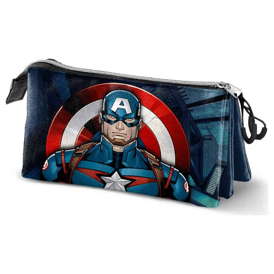 Marvel Captain America triple pencil case Nerdscape