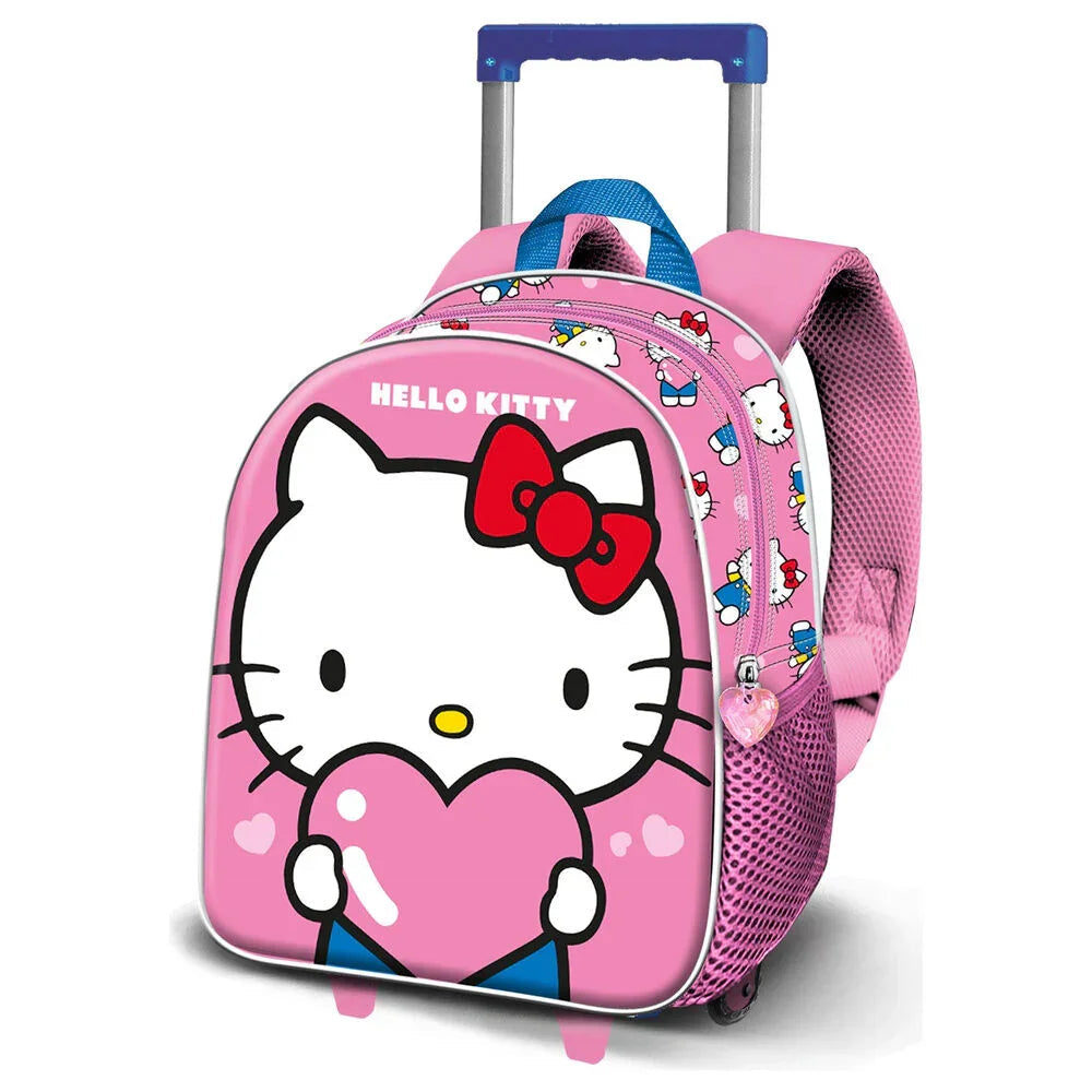 Hello Kitty Heart 3D trolley 31cm Nerdscape