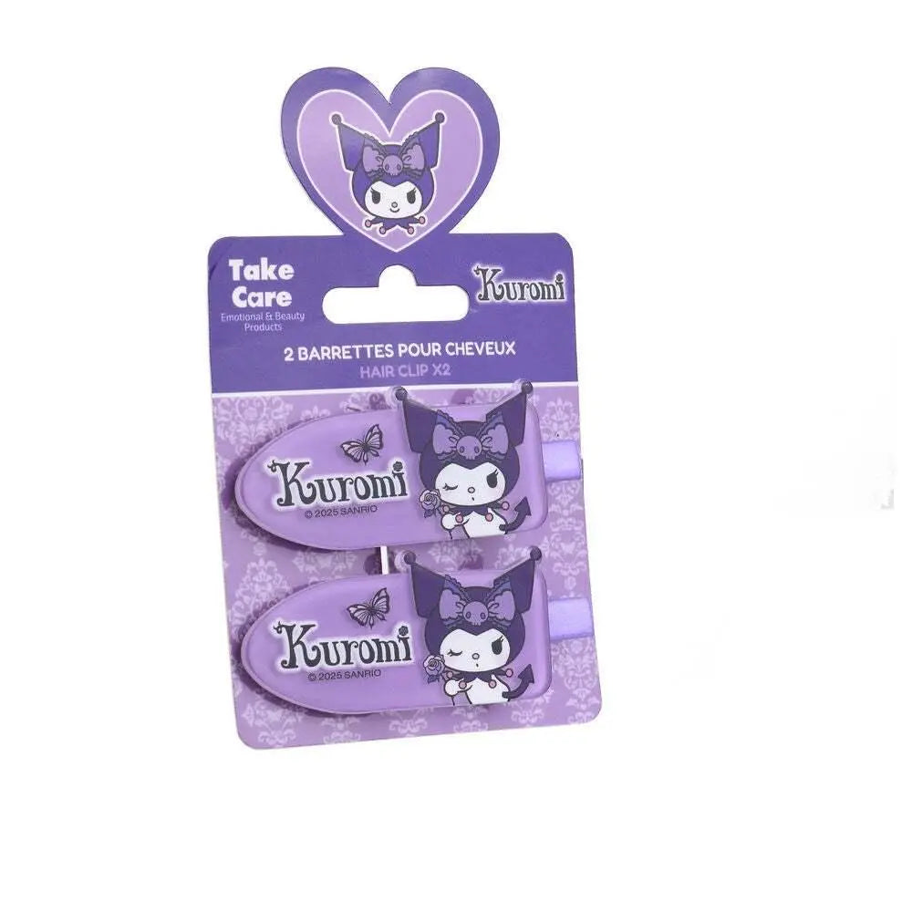 Mollette capelli Kuromi viola Nerdscape, confezione da 2, accessorio kawaii Sanrio