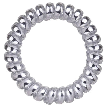 Elastico trasparente per capelli a spirale, accessorio Nerdscape, design moderno