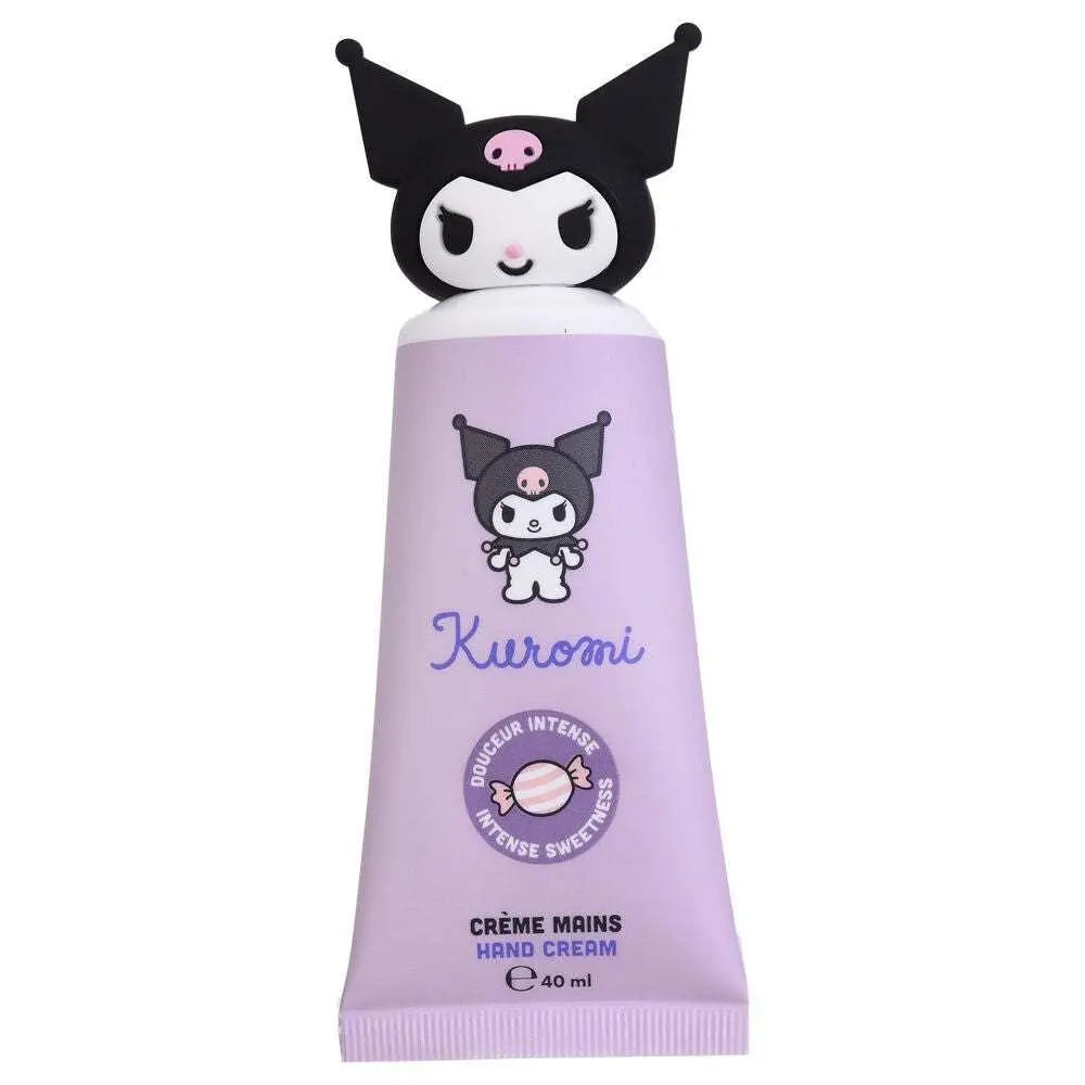 Crema mani Kuromi viola 40 ml, confezione kawaii, gadget Nerdscape