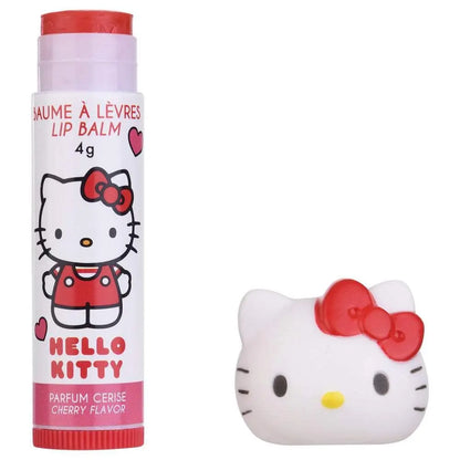 Balsamo labbra Hello Kitty gusto ciliegia, confezione con testa di Hello Kitty, Nerdscape