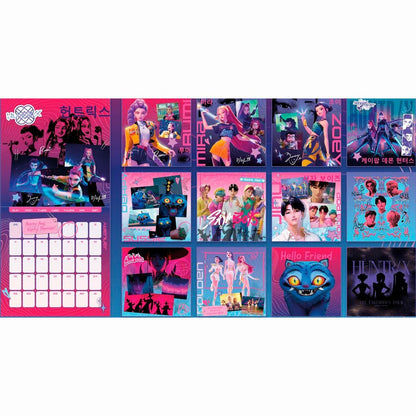 KPOP Demon Hunters Wall calendar 2026 - Nerdscape